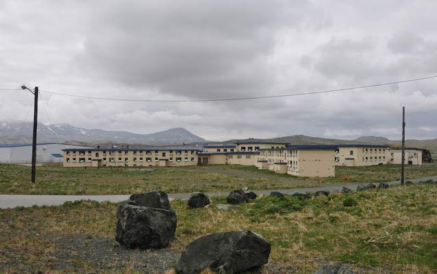Officers Quarters buildings at Adak Army Base, Adak Island. Officers Quarters buildings at Adak Army Base, Adak Island.