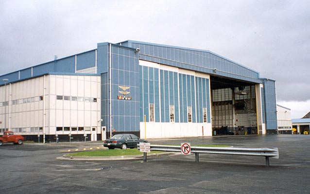 Large airplane hanger at Kodiak Naval Operating Base Large airplane hanger at Kodiak Naval Operating Base