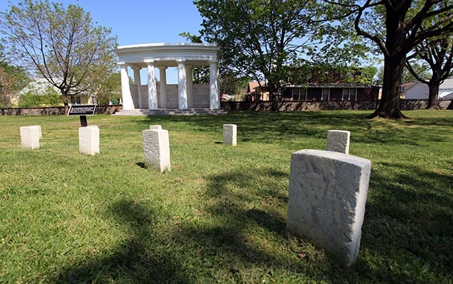 Graves at Battleground National Cemetery Graves at Battleground National Cemetery