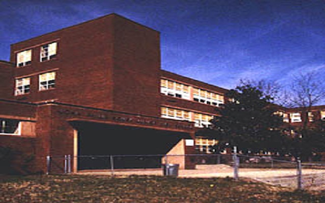 Entrance to John Philip Sousa Junior High School Entrance to John Philip Sousa Junior High School