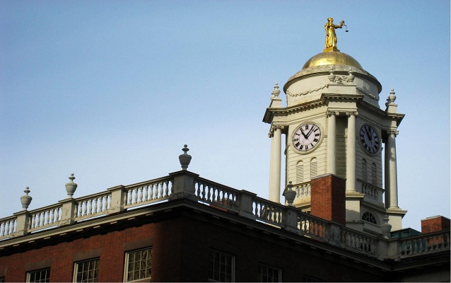 top of the old statehouse in hartford