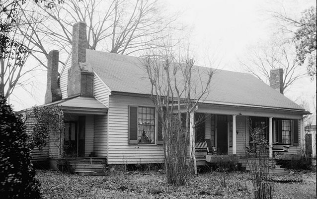 Exterior view of a single-story home