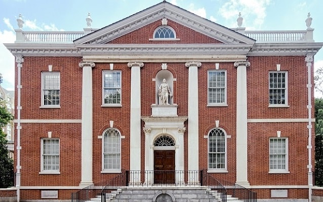 exterior of the american philosophical society