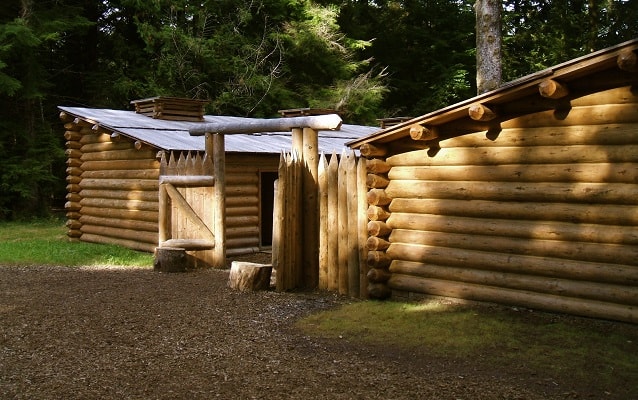 fort clatsop exterior fort clatsop exterior