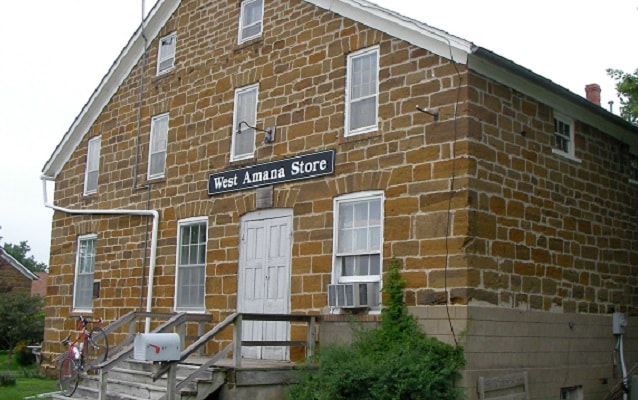 exterior of the west amana store