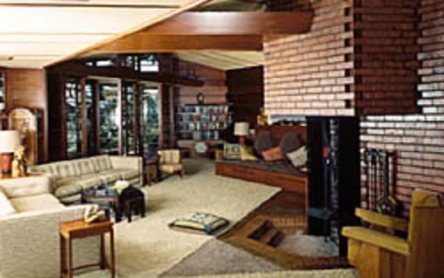 The interior of the Hanna-Honeycomb House 