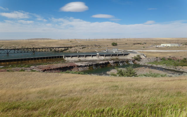 Dam and river Dam and river