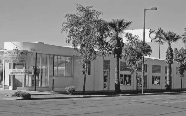 corner one story building