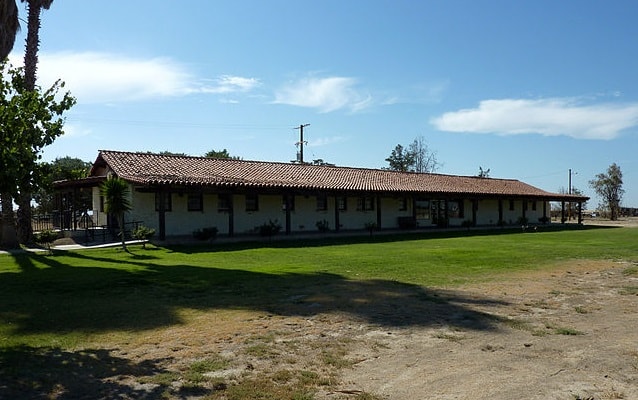 Long, rectangular one-story building.