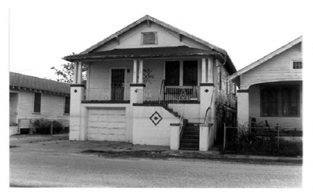 B & W image of AP Tureuad's house