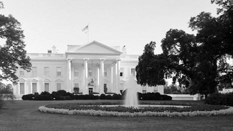 White House Fence Construction - The White House and President's Park (U.S. National Park Service)