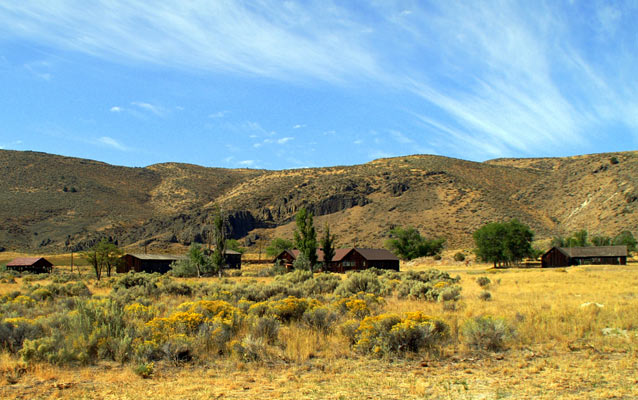 Segregation camp buildings at Tule Lake Segregation camp buildings at Tule Lake
