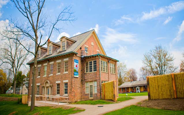 Stone building. Museum and barrack at Fort Malden