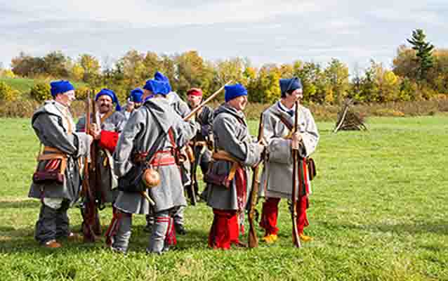 Soldiers in a field