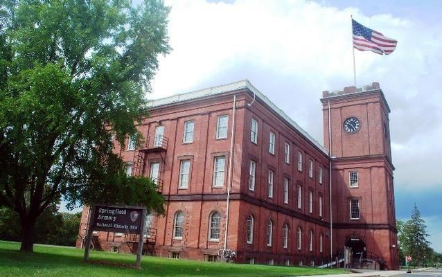Photo of Main Arsenal building at Springfield Armory Photo of Main Arsenal building at Springfield Armory