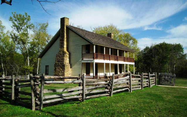 Photo of the Elkhorn Tavern at Pea Ridge National Military Park Photo of the Elkhorn Tavern at Pea Ridge National Military Park