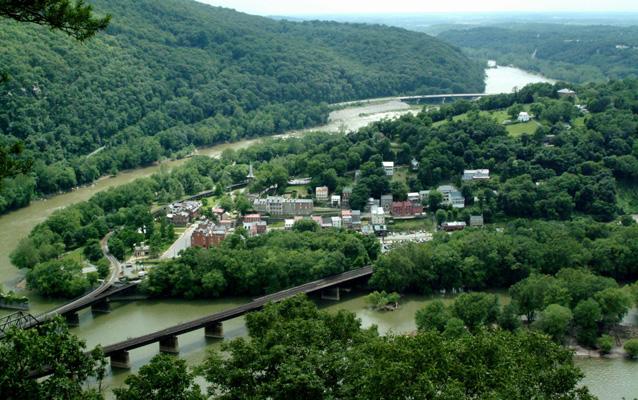 Current photograph of Harpers Ferry Current photograph of Harpers Ferry