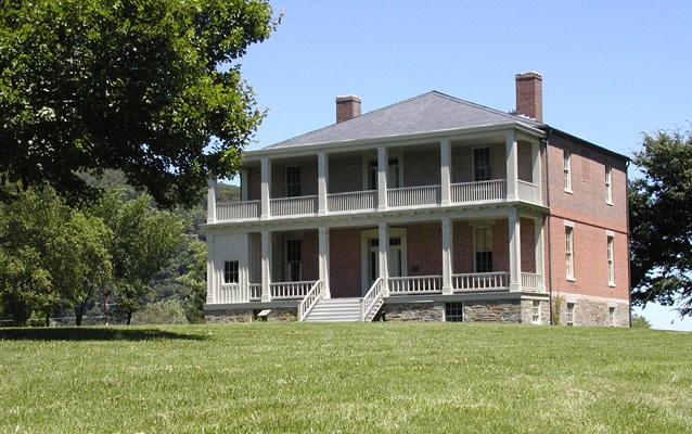 Modern photograph of the Lockwood House at Harpers Ferry Modern photograph of the Lockwood House at Harpers Ferry