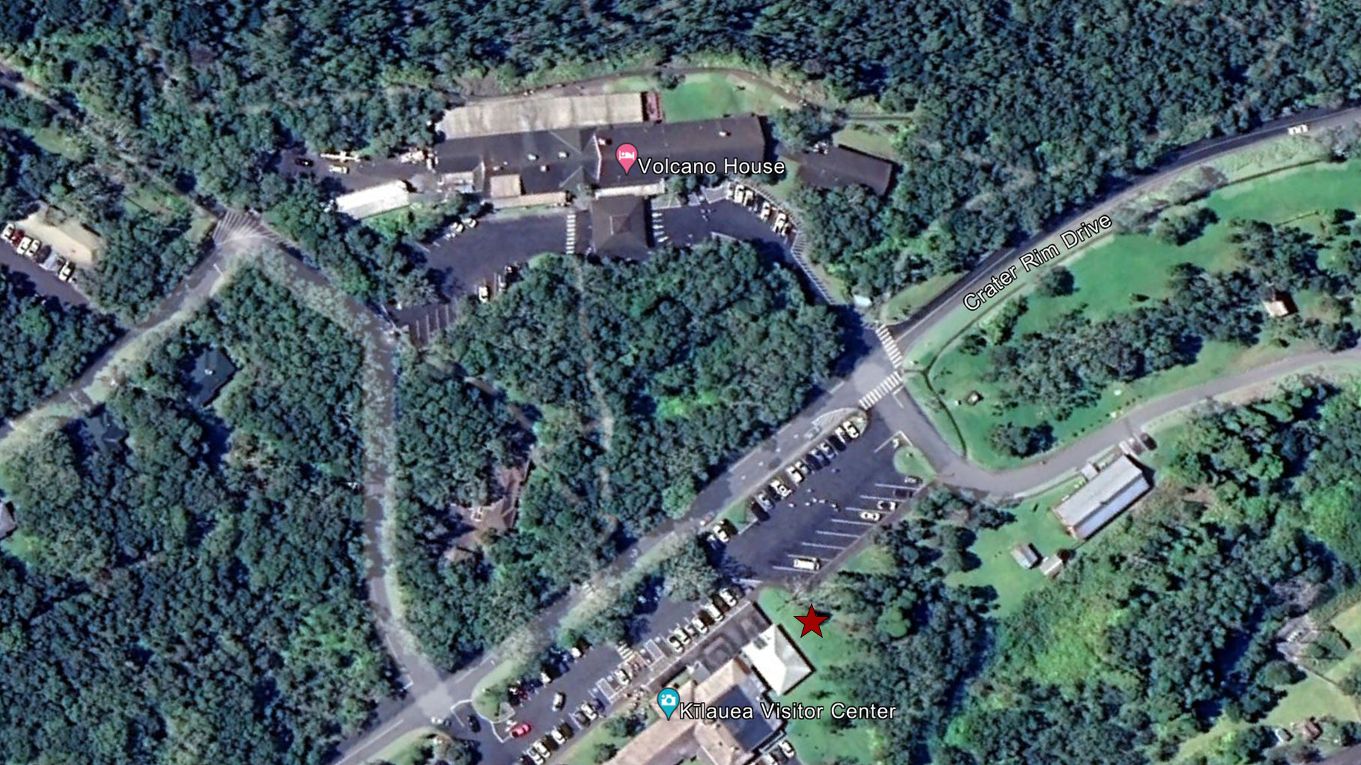 1940 Landscape Development Drawing showing location of building around the national park.