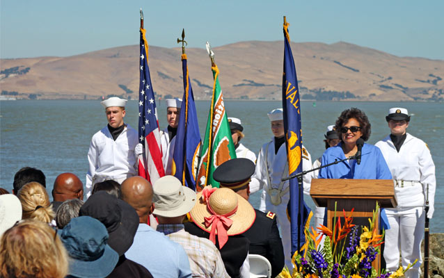 Rev. Diane speaks at Port Chicago Memorial event
