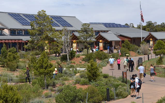 Photovoltaic systems installed on Grand Canyon Visitor Center