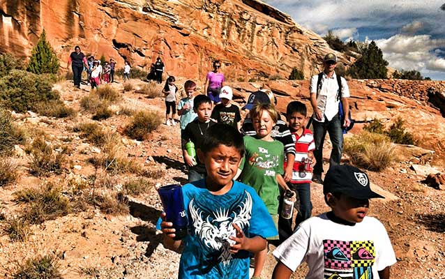 Student Hiking