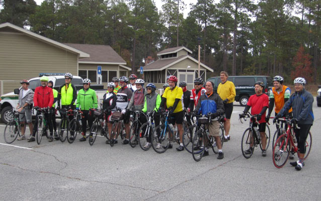 Preparing for a nice bike ride.