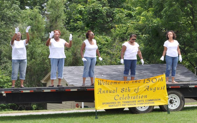 Singers at Freedom Day Celebration