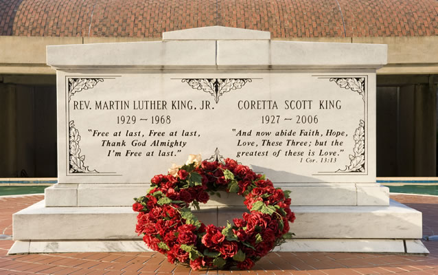 The Tomb of Dr. and Mrs. Martin Luther King, Jr.