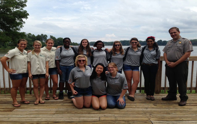YCC Group with Acting Superintendent John Storke