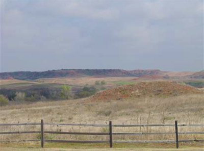 Mixed-grass prairie at Washita Battlefield National Historic Site.