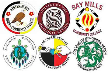 Logos from Tribal Colleges