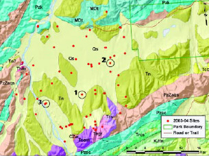 small, multi-colored map small, multi-colored map