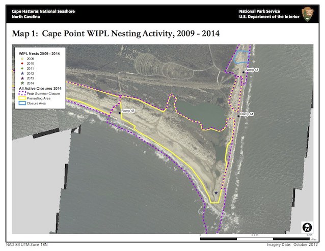 Map 1: Cape Point WIPL Nesting Activity, 2009-2014 Map 1: Cape Point WIPL Nesting Activity, 2009-2014