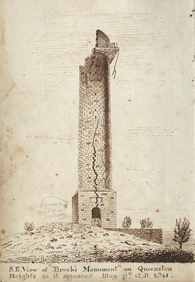 tall memorial column with section blown out of top tall memorial column with section blown out of top
