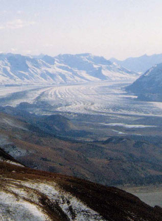 snowy, mountainous landscape