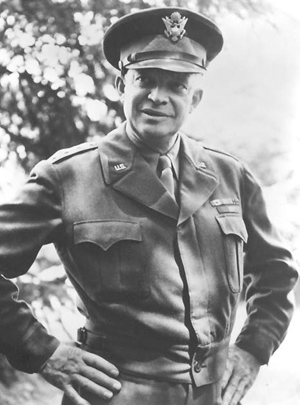 Allied Supreme Commander Dwight D. Eisenhower