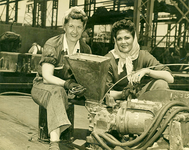 Women Shipyard workers