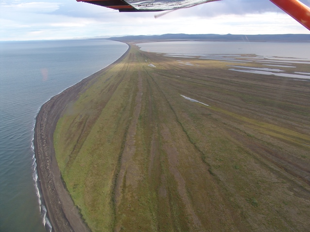 Aerial view of Cape Krusenstern