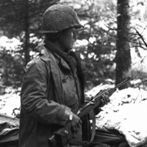 Sergeant Inouye in the Vosges Mountains region of France Sergeant Inouye in the Vosges Mountains region of France