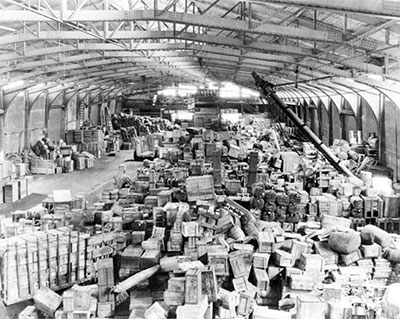 abundance of supplies in warehouse