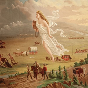 American Progress' by John Gast, an allegorical representation of Manifest Destiny