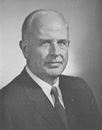 Portrait of Norman Thomas Newton in suit and tie Portrait of Norman Thomas Newton in suit and tie
