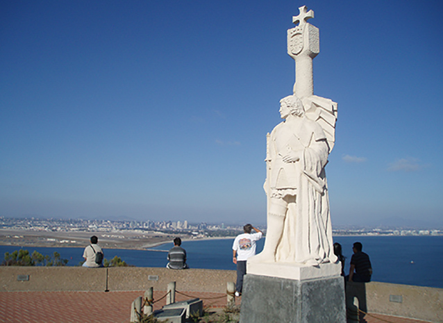 statue of Juan Rodriguez Cabrillo