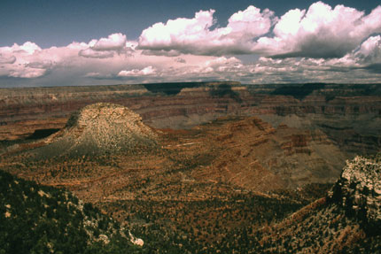 View of Grand Canyon from South Bass Trailhead, Grand Canyon National Park 