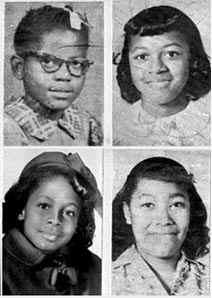 school photograph of 4 girls 