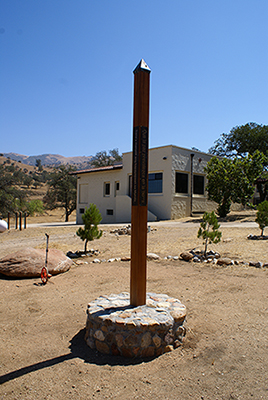 obelisk in the peace garden