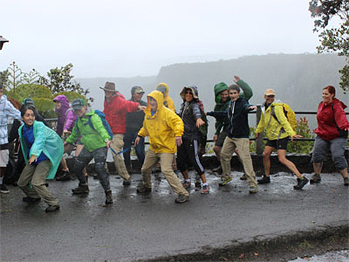 youth dancing at bioblitz