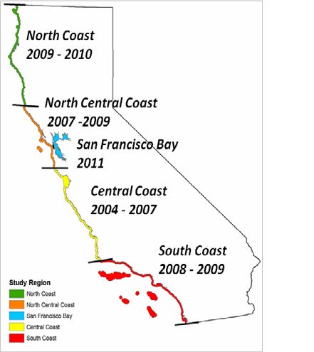 study regions in california study regions in california