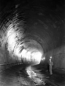 Tunnel at Parker Dam.  Bureau of Reclamation